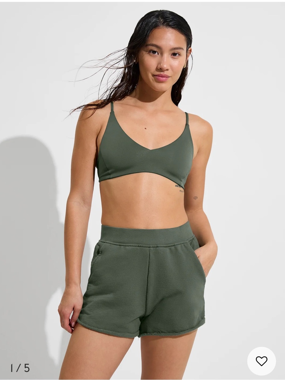 Left on Friday Sports and Rec Short size medium colour “beach” (taupe)